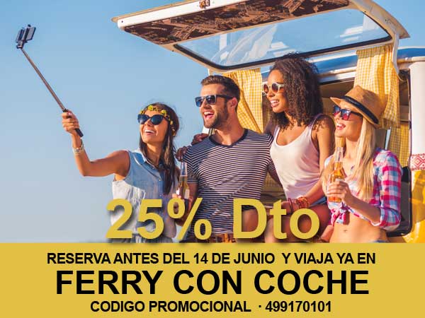 Descuento de 25% en tu coche en la ruta Barcelona a Ibiza este Verano 2020