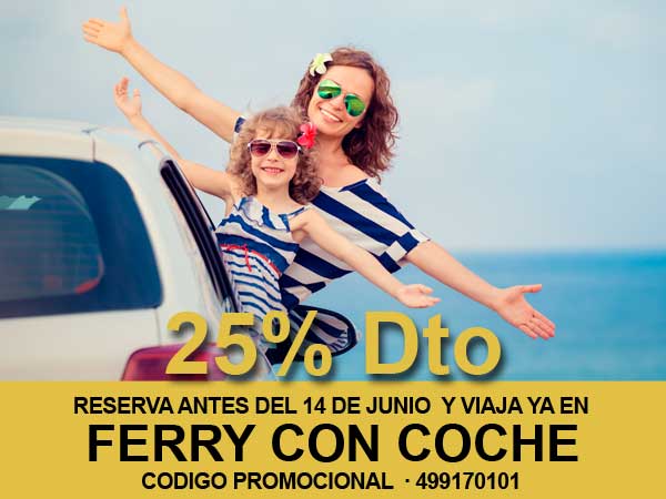 Ahorra un 25 % en el precio de tu coche si vas a Ibiza o Formentera en barco este Verano 2020