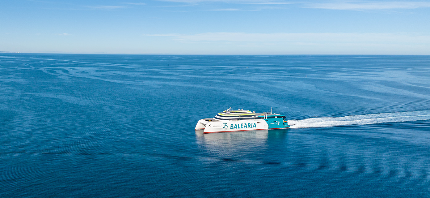 ferry Barcelona Mallorca desde 65€ (16€ residentes) con Balearia