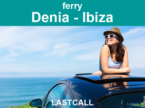 20 por ciento de descuento con el código LASTCALL en la ruta de ferry Denia Ibiza de Balearia