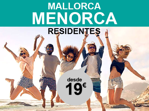 Con Baleria y el descuento residente en Islas Baleares el ferry Mallorca Menorca desde 19 euros