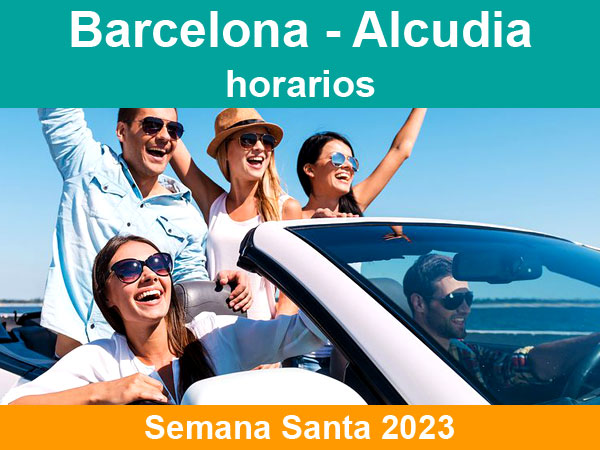 Horarios del ferry Barcelona Alcudia de Mallorca en Semana Santa 2023