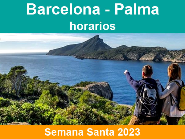 Horarios del ferry Barcelona Palma de Mallorca en Semana Santa 2023