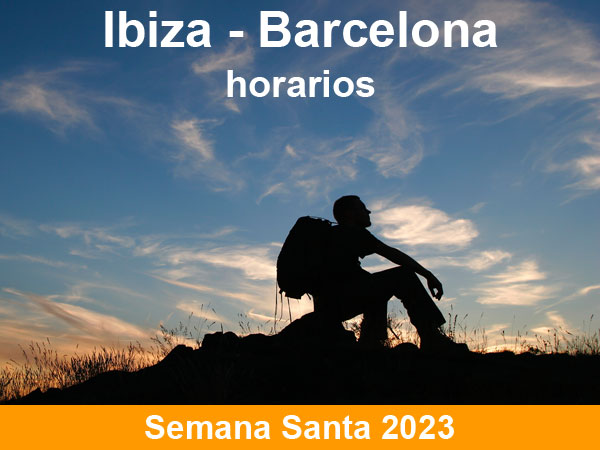 Horarios del ferry Ibiza Barcelona en Semana Santa 2023