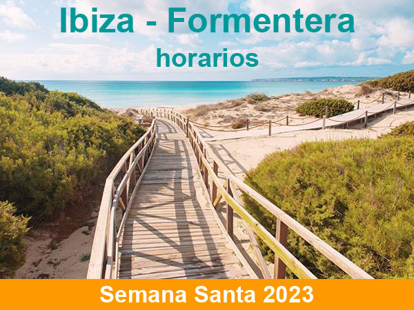 Horarios del ferry Ibiza Formentera en Semana Santa 2023