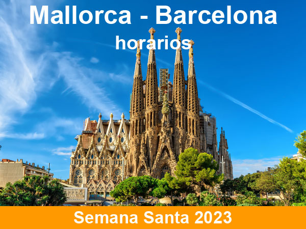 Horarios del ferri Mallorca Barcelona en Semana Santa 2023