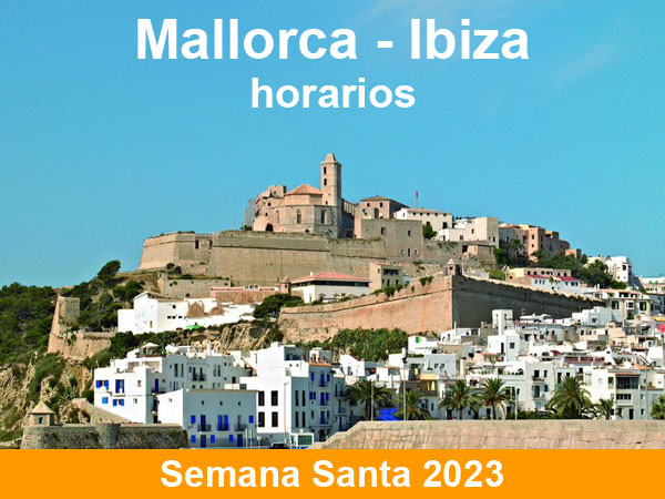 Horarios del ferry Mallorca Ibiza, en Semana Santa 2023